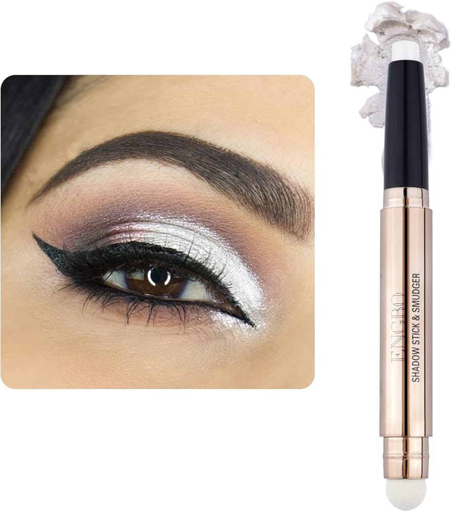 Eye-Shadow Stick Makeup Cosmetics Eye Brightener, Rotatable Cream Eye Shadow Pencil, Glitter Shim... | Amazon (US)