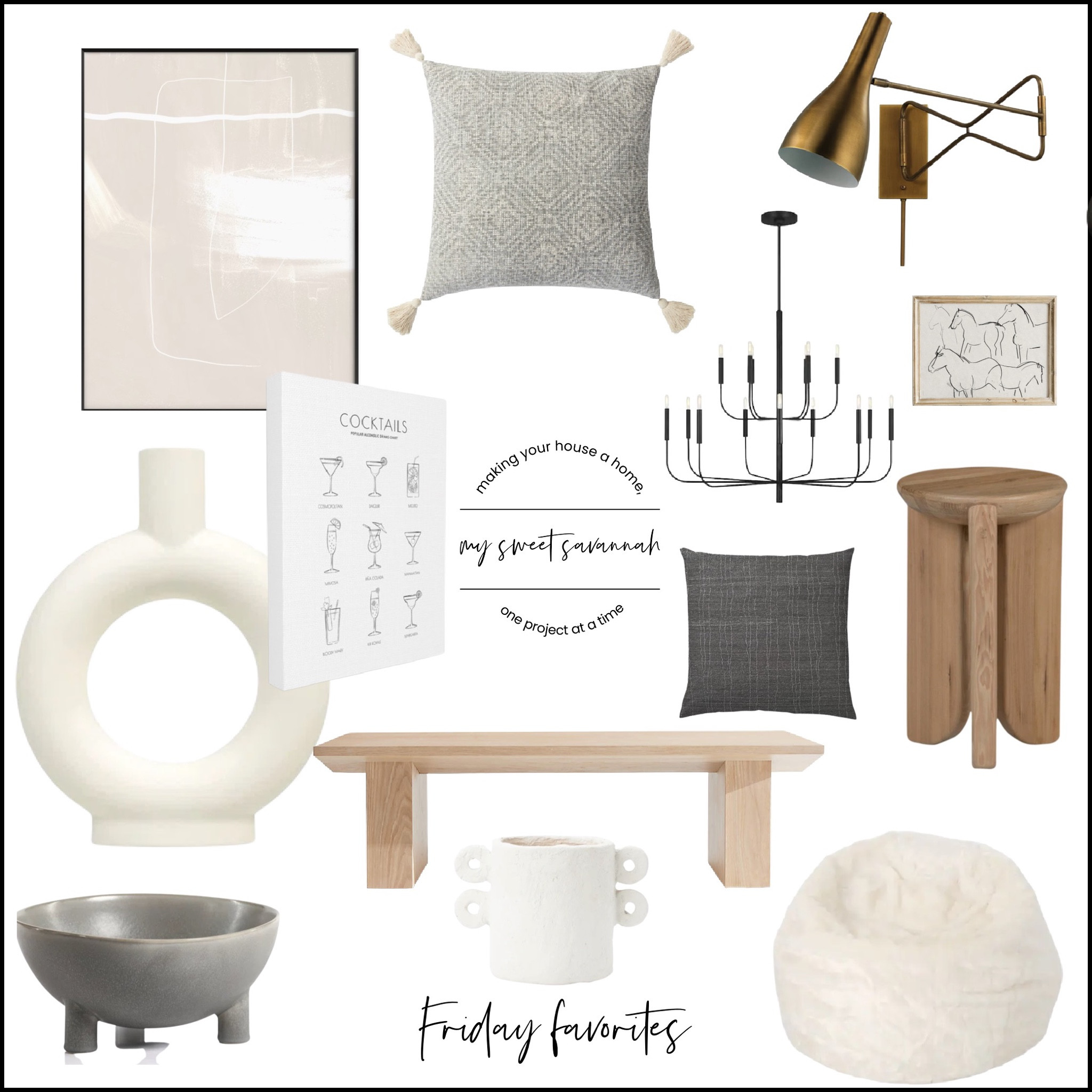 Friday favorites! McGee and Co, vases, art, crate and barrel furniture, Leanne ford, chandelier, printable art, pillows, lighting, and more! 

#LTKunder100 #LTKhome #LTKstyletip