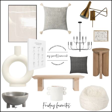 Friday favorites! McGee and Co, vases, art, crate and barrel furniture, Leanne ford, chandelier, printable art, pillows, lighting, and more! 

#LTKunder100 #LTKhome #LTKstyletip