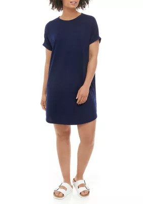 Crown & Ivy™ Women's Short Sleeve Round Hem Dress | Belk