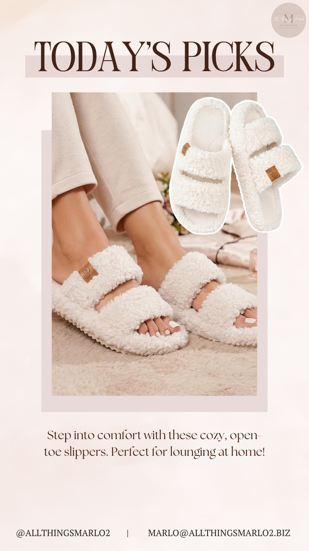 Step into comfort with these cozy, open-toe slippers. Perfect for lounging at home! 

 #LTKSeasonal #LTKWorkwear #LTKTravel