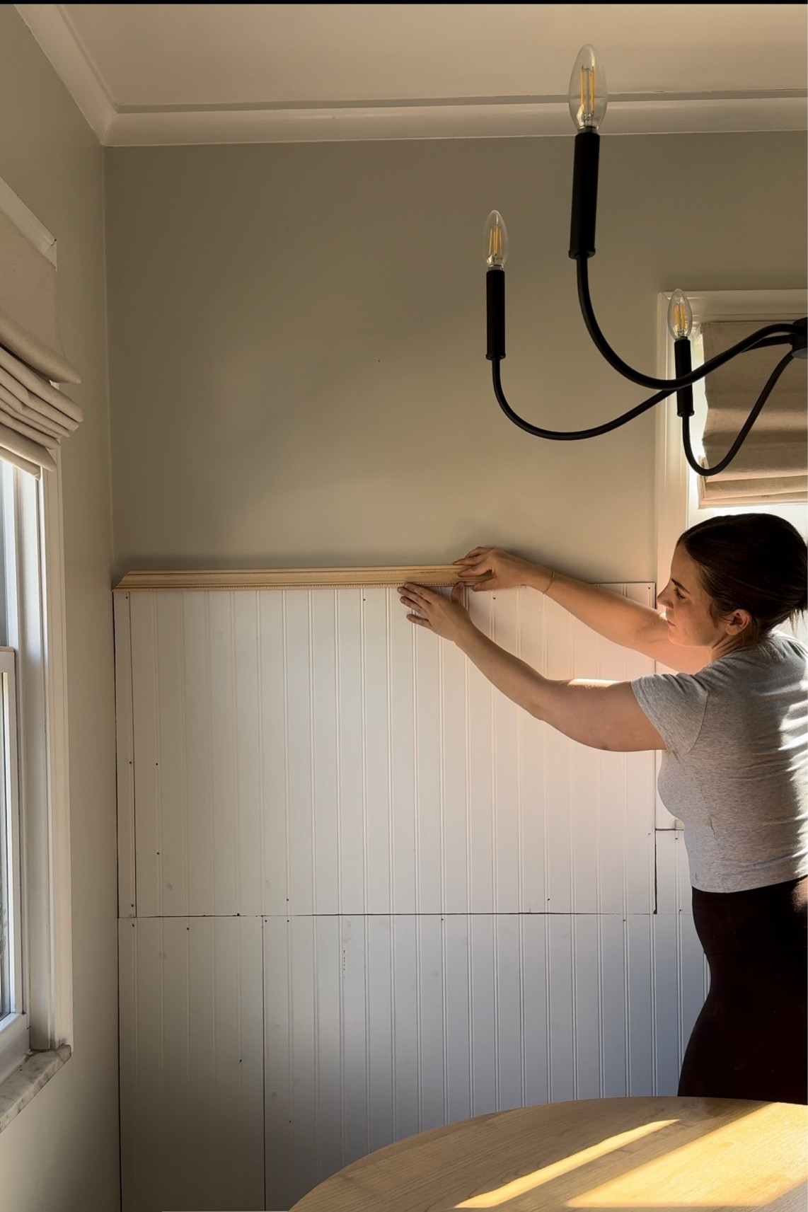 One wall of beadboard done for my breakfast nook makeover! 

#LTKfindsunder50 #LTKhome #LTKstyletip