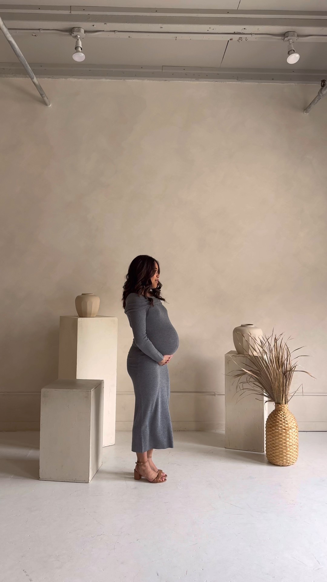 36 weeks pregnant! This sweater dress from nordstrom rack is the perfect winter maternity dress. 

#LTKBump #LTKFindsUnder100 #LTKPetite
