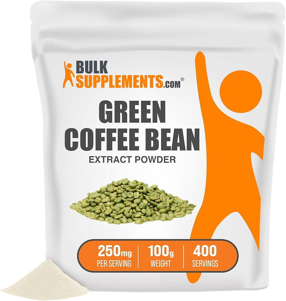 BulkSupplements.com Green Coffee Bean Extract Powder - Herbal Supplement Powder, Energy Support -... | Amazon (US)