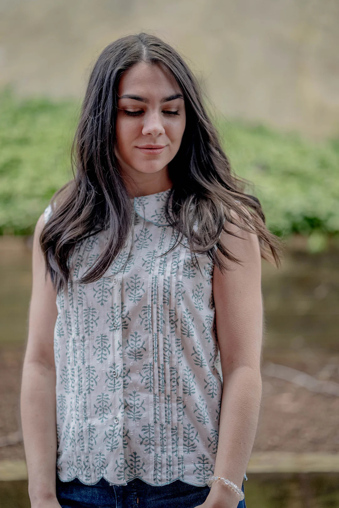 TAYLOR BUTTON DOWN BLOUSE | TORRE | All In The Detail