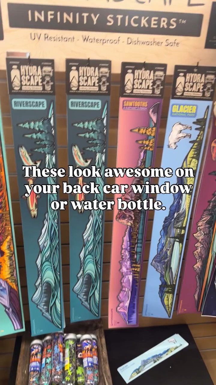 Hydro stickers for the back window of cars or your favorite hiking water bottle! 

#waterbottle #waterbottlestickers #waterbottles #familytravelers #familytravel