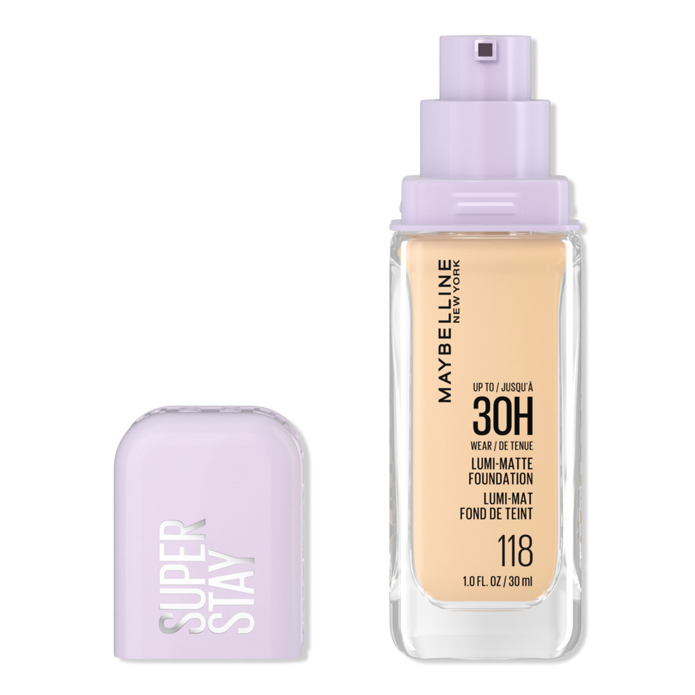 Maybelline Super Stay Up to 30HR Wear Lumi-Matte Longwear Foundation - 118 | Ulta