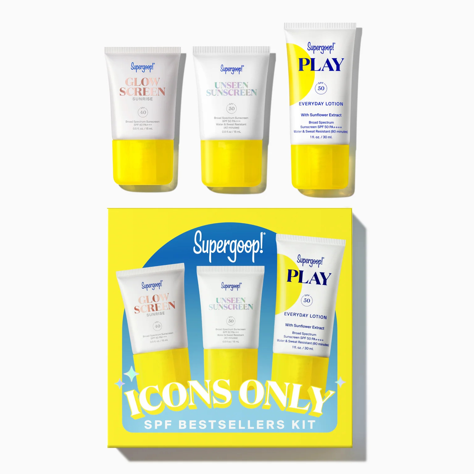 Icons Only SPF Bestsellers Kit | Supergoop