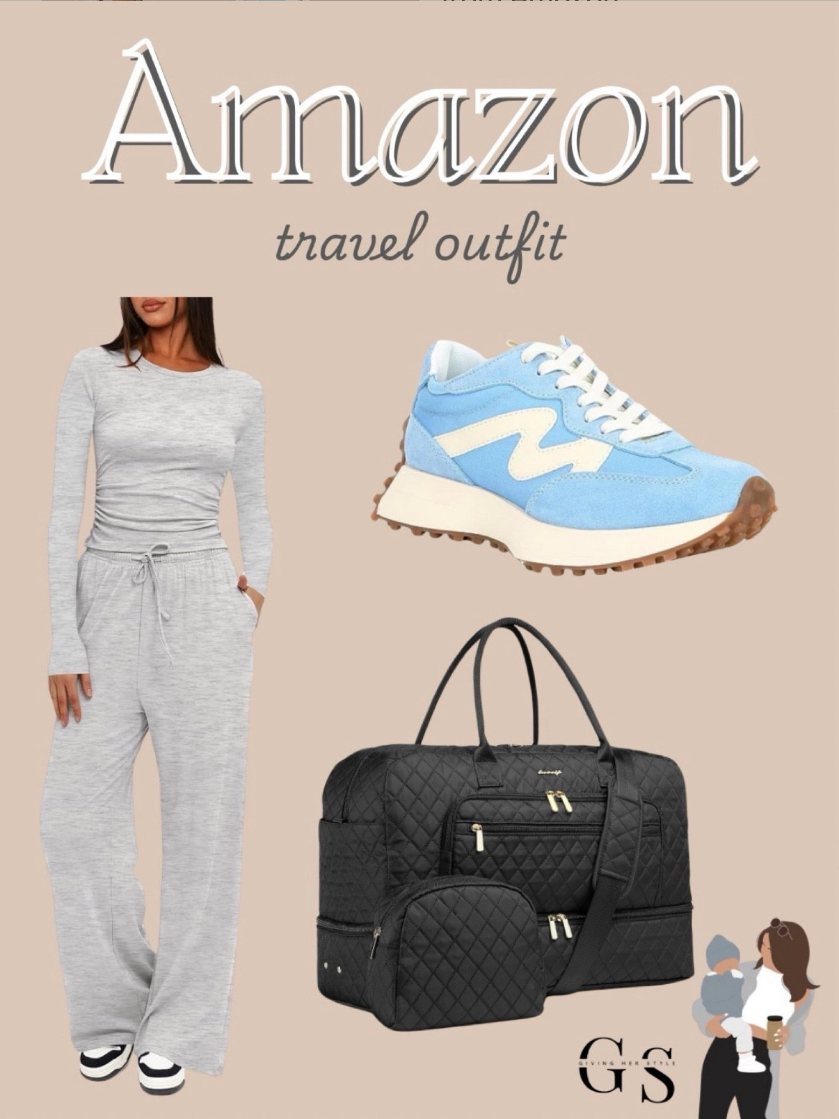Travel outfit idea! 
Fall outfit, thanksgiving travel outfit, thanksgiving outfit 

Amazon outfit idea, Amazon finds, Amazon fashion, Travel outfit 
Errands outfit
Casual style, running, gym, errands outift, airport outfit, athletic wear, lounge wear, sneakers, gen x outfit, flowy shorts, white sneakers biker shorts, resort wear, jeans, sandals, gold earrings, ootd, outfit inspo, outfit ideas#LTKFitness 

#LTKTravel #LTKActive #LTKFindsUnder50