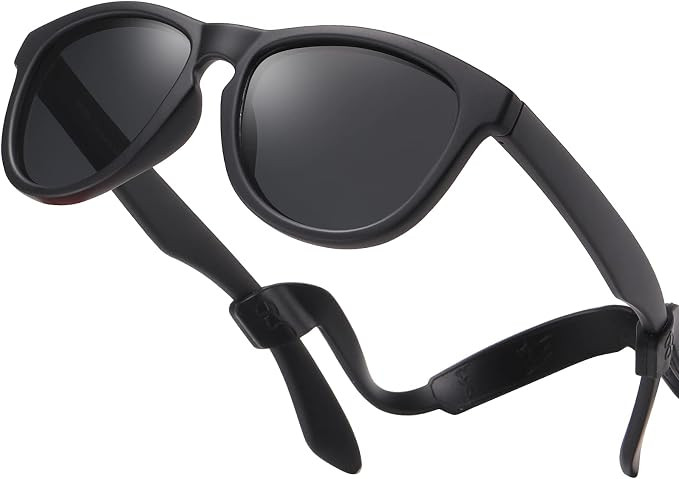 DUCO Kids Sunglasses Polarized Sun Glasses UV Protection Toddler Sunglasses Shades with Strap for... | Amazon (US)