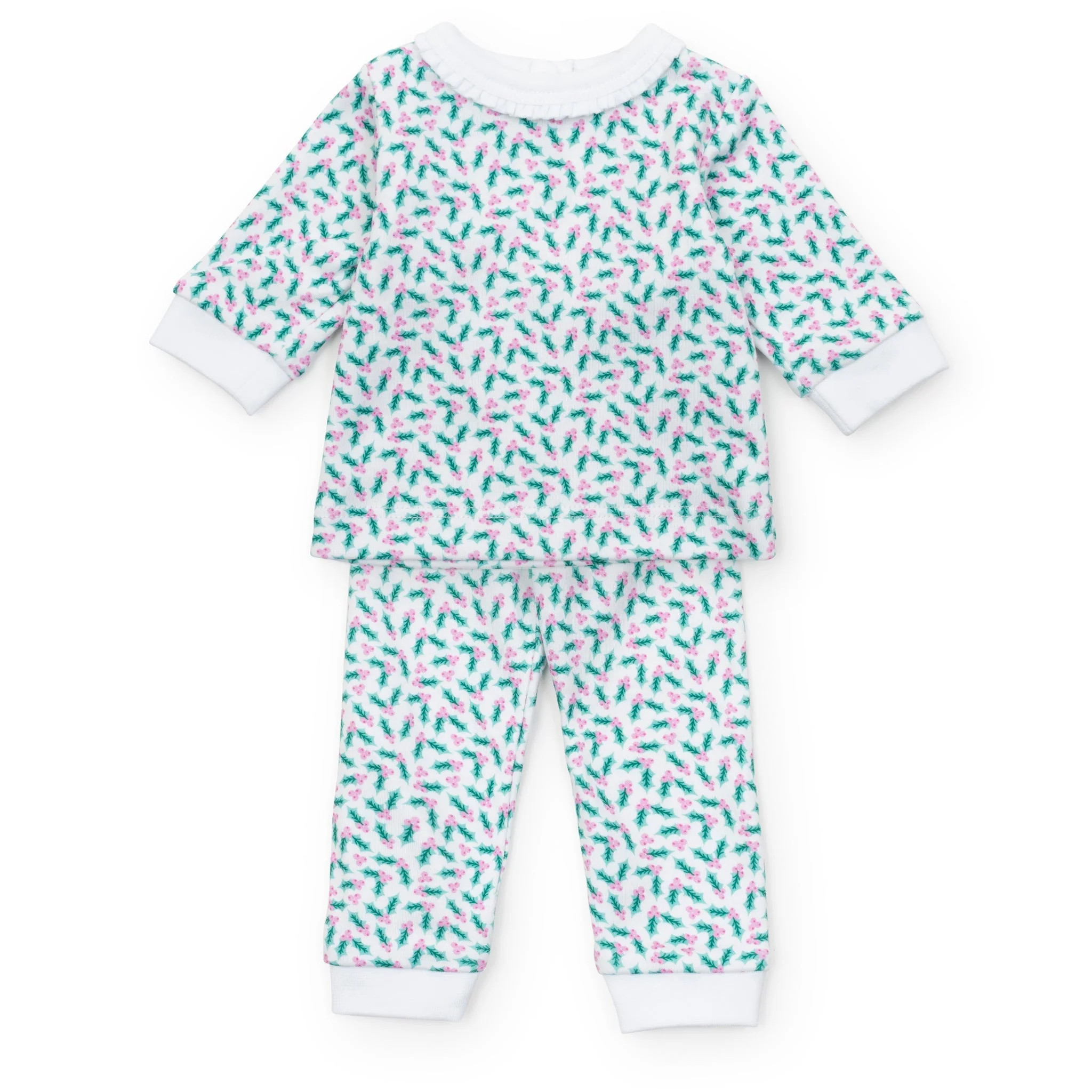 Ava Doll Pajama Set Holly Holiday \u2013 Festive Nighttime Fun | Lila and Hayes