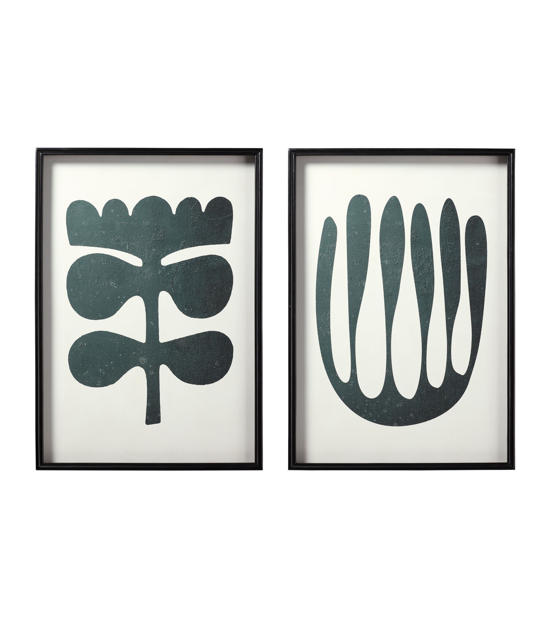 Pair of Eferi Framed Prints - Black/White | OKA US