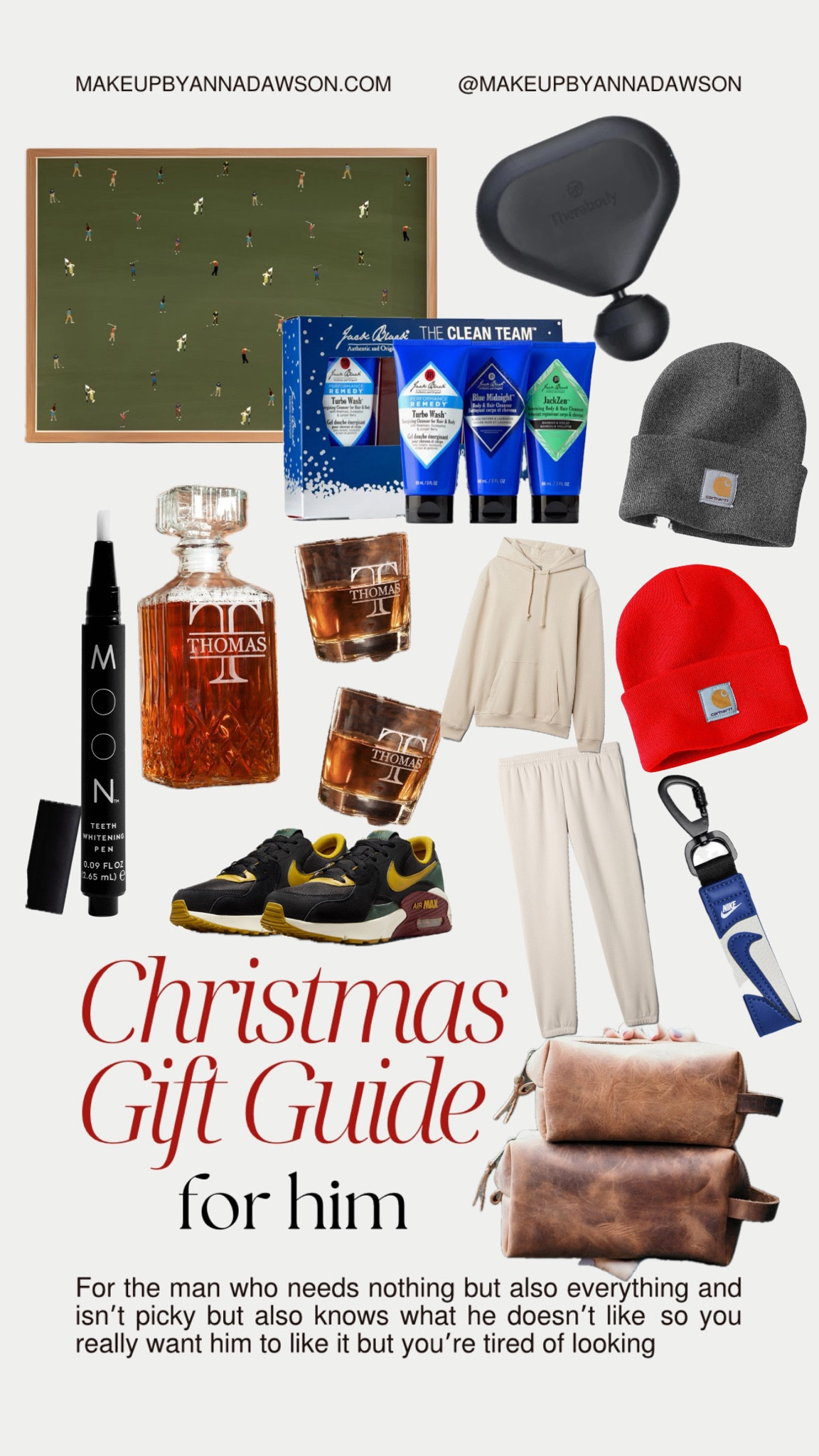 Gift guide for him! And honestly don’t show my man because he might be getting some of these goodies 

#LTKHoliday #LTKGiftGuide #LTKSaleAlert