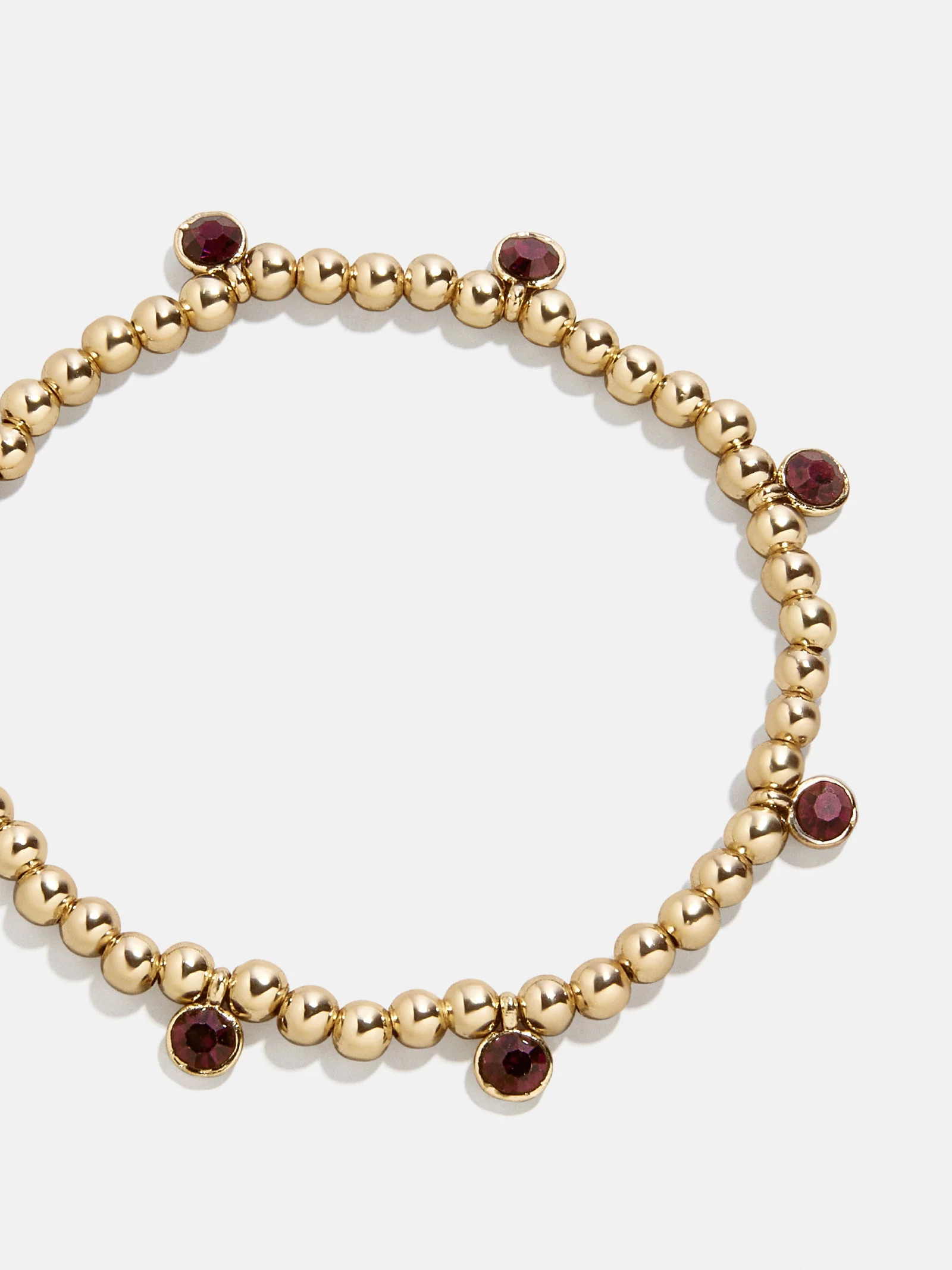 Birthstone Pisa Bracelet - Garnet | BaubleBar