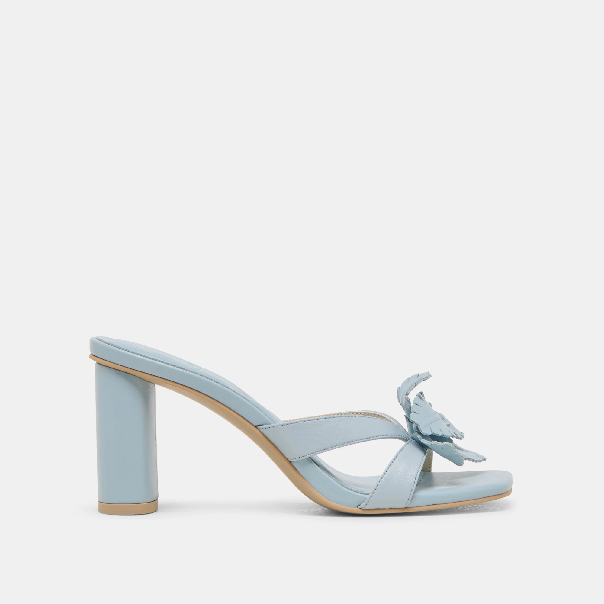 Nikil Light Blue Leather Heels | Dolce Vita | DolceVita.com