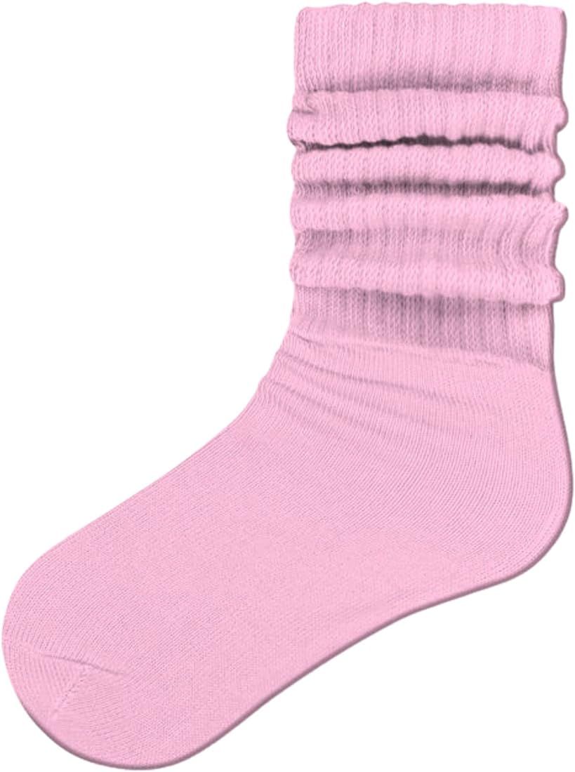 PICCOLO HOSIERY Lightweight Scruch Slouch Socks Unisex Girls Boys 20 bright color options Infant ... | Amazon (US)