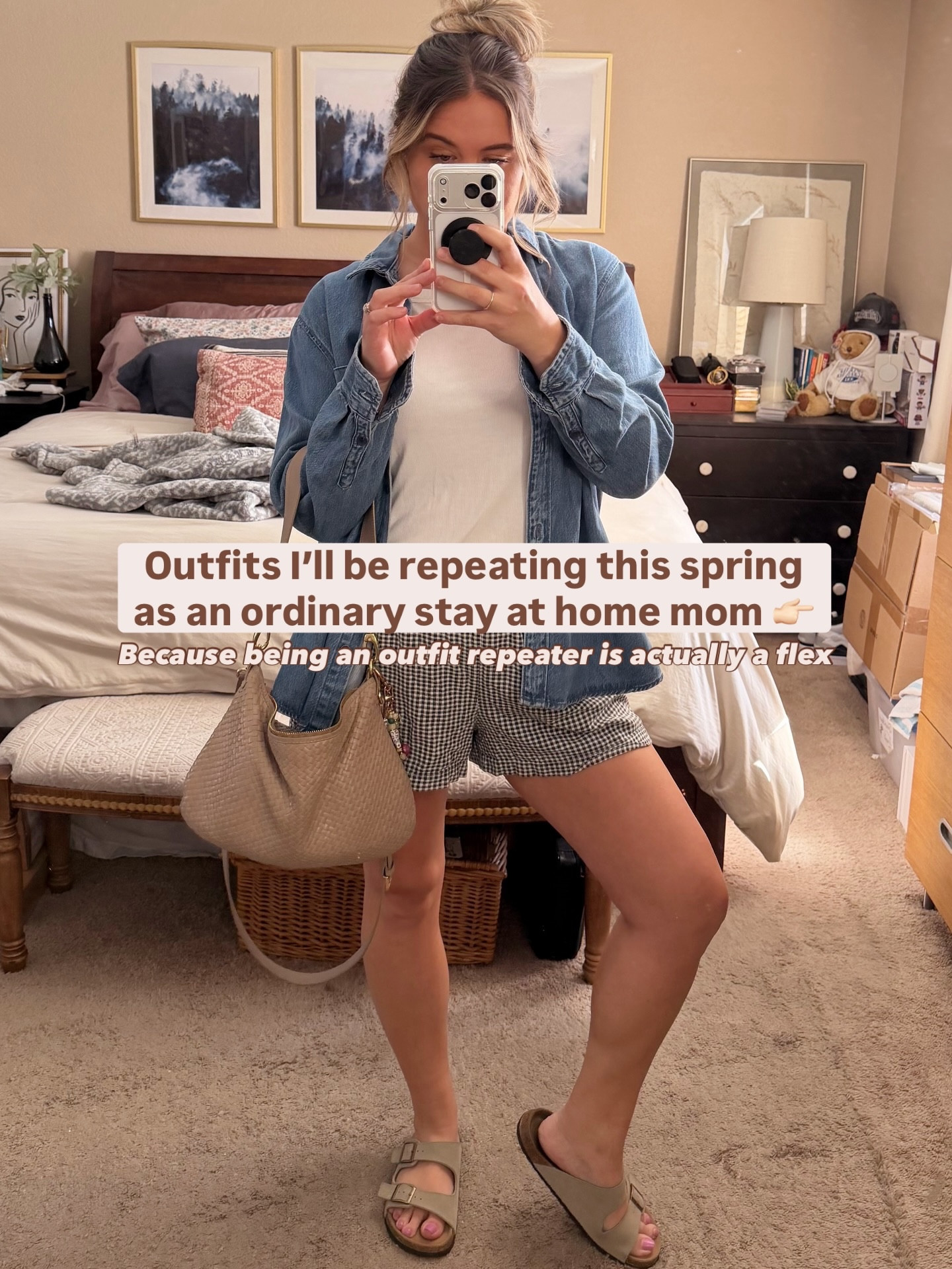 My spring mom uniform, on repeat 🌼

These mom outfits work for everyday mom life like school drop off, Target runs or when you want to feel a little more out together on those days at home with the kids.

Proof you don’t need a whole new wardrobe for spring- just a few simple pieces that can be put on shuffle 🙌🏻



#midsizestyle #midsizefashioninspo #momstyleinspo #momootd #momcreator 

spring outfits for moms
stay at home mom outfits
everyday mom outfits
midsize mom style
casual spring outfits
mom uniform spring
real life mom style

#LTKMidsize #LTKootd #LTKmomlife