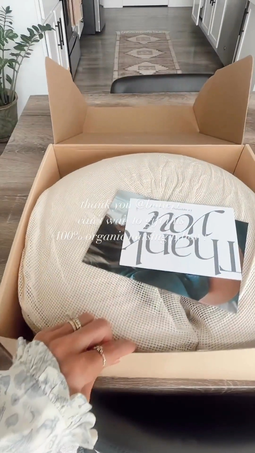 The perfect gift does exist✨ for the mama to be | baby shower gift idea - this @butter nursing pillow is a great gift idea for a babyshower or the mama to be!! @butterr! Also all organic fabrics!!! :)

The dreamiest nursing pillow from @butterr.co 🤍 Made with organic cotton + natural latex for the softest, most supportive feel. A perfect gift for new moms—sustainable, safe, and actually cute. #newmommusthave #nursingessentials #butterrbaby

Butterr’s luxe nursing pillow—plant-based latex core + GOTS‑certed organic cotton = smarter, softer support. Sustainable, stylish, and comfy—what every mama needs! ✨ #mamagift #nursingpillow #sustainablemom”

	•	Ergonomically smart: Offers medium-density, structured yet flexible support for breastfeeding, tummy time, and sitting—grows with Mom & baby  .
	•	Health-conscious & safe: Made from natural latex with no chemicals or synthetics—plus OEKO‑TEX/GOTS organic cotton covers  
	•	Stylishly versatile: Comes in calming earthy hues (Wheat, Blush, Ginger, Earth) to complement any nursery vibe  
	•	Travel-ready: Includes a reusable mesh bag—perfect for hospital stays or on-the-go feeds  
	•	Parent-approved: Built to hold shape over time, can be passed down sib to sib 
🌿 Brand Highlights & Fun Facts
	•	Eco-first: Butterr sources plant-based latex from sustainably tapped Hevea trees—harvested without harming the forest  
	•	Clean & conscious: Covers are tested free of 100+ harmful substances  
	•	Designed by moms, for moms: Small‑batch, thoughtful design that focuses on real uses: nursing, posture, bonding 
	•	Trusted registry pick: A fan favorite—often sells out, praised as a “must-have” on baby registries

Butterr Nursing Pillow and Pillow Cover in Natural

💕 Whether you’re going practical or sentimental, these picks are new-mom approved, eco-friendly, and neutral enough to fit any nursery. Think cozy textures, soft essentials, and functional pieces she’ll actually use. Perfectly curated + truly giftable ✨ #babyshowergift #momhacks #registrymusthaves #ltkbaby #gifttips

#LTKBaby #LTKBump #LTKU