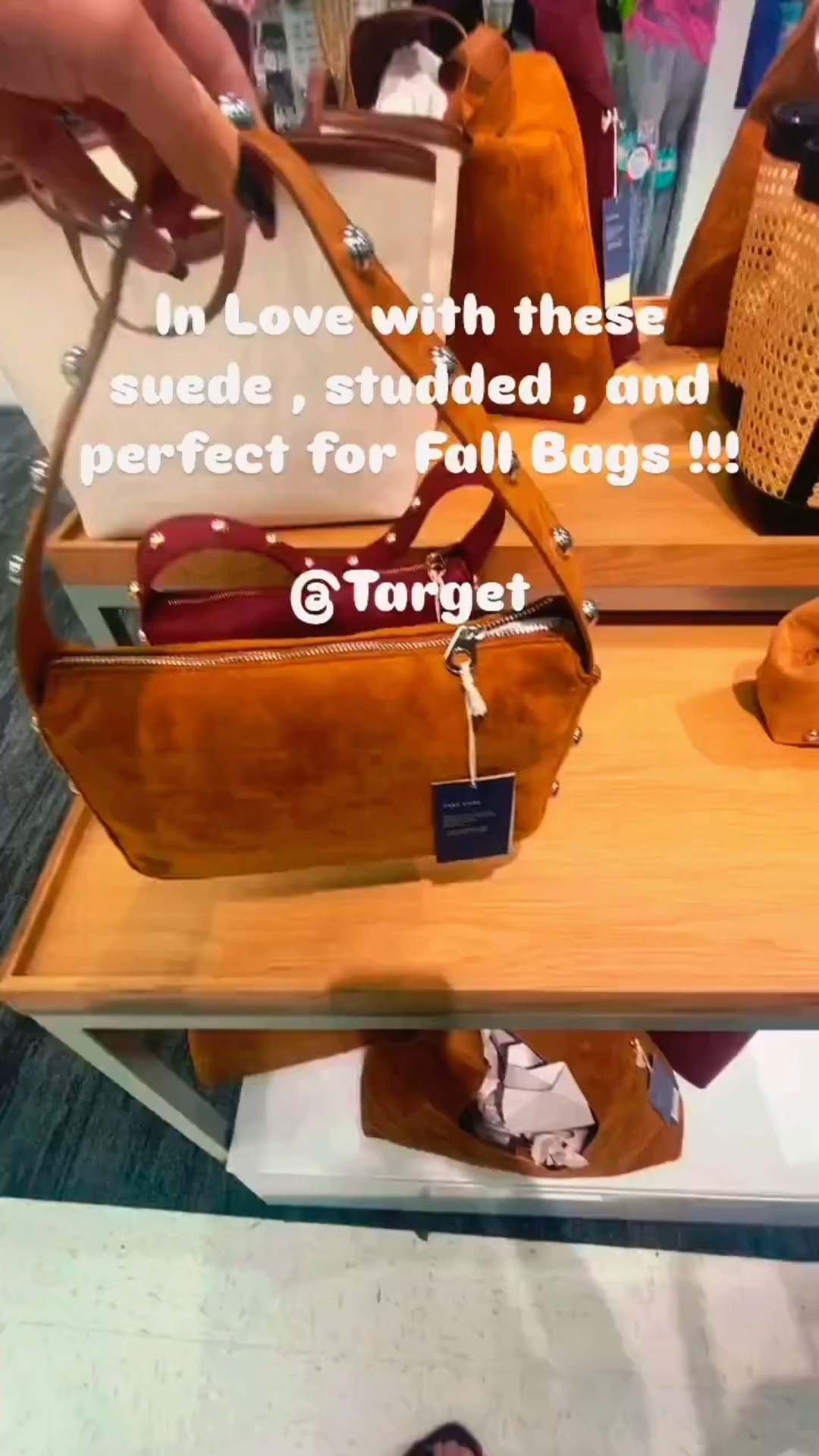 Loving these suede, studded bags , just in time for Fall! @Target #Target #Targetpurse #Fallinspo #Studdedbags #oversizedclutch

Comment “SUEDE” below to shop . Please be sure to follow me before requesting the links  to ensure that they’re properly delivered 💖 and don’t forget to check your message request folder . 

my LTK ⬇ https://liketk.it/5kMmx #ltkfindsunder100 #ltkseasonal #ltkstyletip