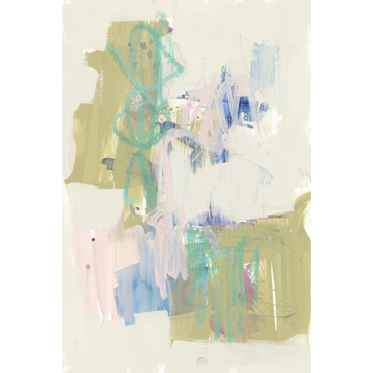 " Balancing Pastels II " by Jennifer Goldberger Painting Print | Wayfair North America