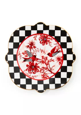 MacKenzie-Childs Cardinal Toile Salad Plate, 3 Quart | Belk