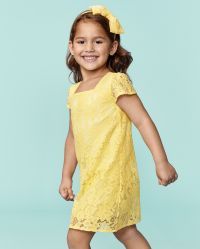 Toddler Girls Mommy And Me Lace Shift Dress - sun valley | The Children's Place