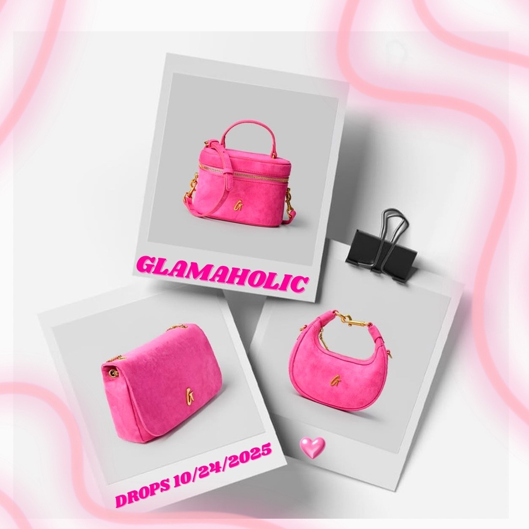 The pink suede drop we’ve been waiting for 💅🏽✨
@GlamAholicLifestyle is back with the Suede Collection — and she did not miss!
🔥 Dropping 10.24.25
Which one’s on your wishlist — the vanity, hobo, or flap bag? 👀💖
#GlamAholicLifestyle #BagGoals #LuxuryLooksGoodOnYou”