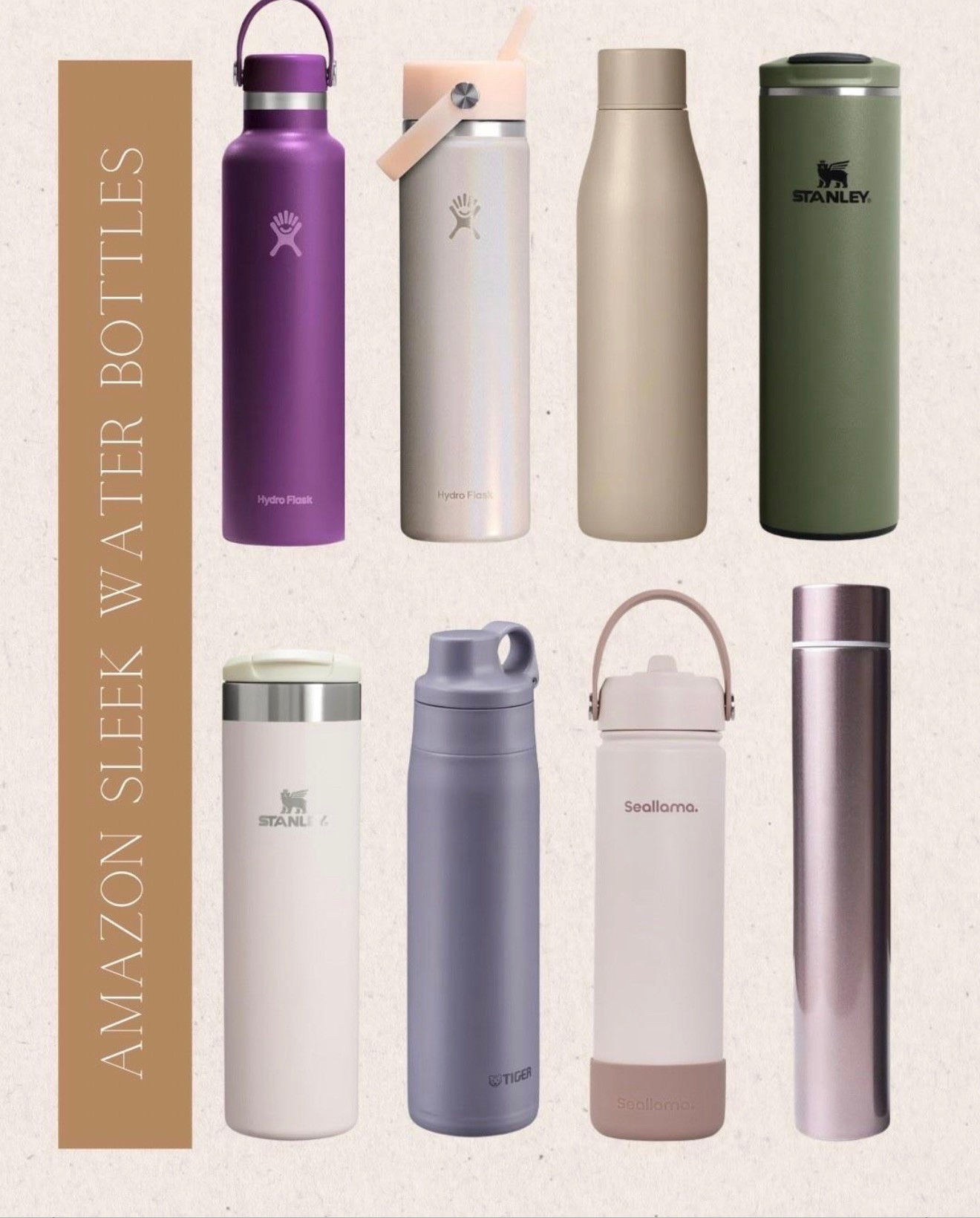 Sleek water bottle
Gift ideas for him