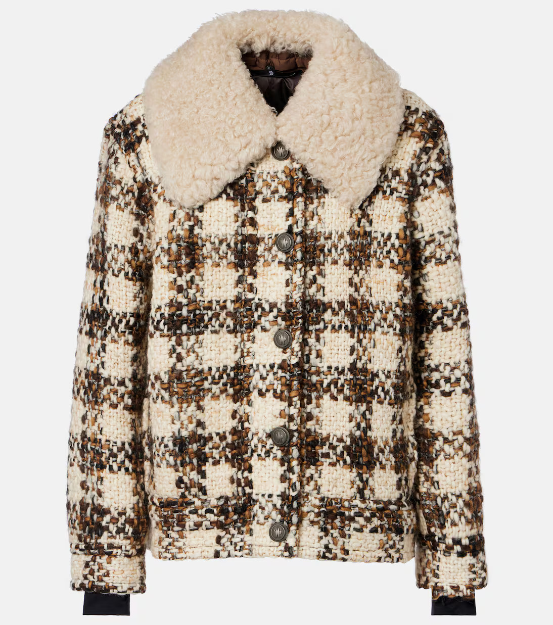 Camlez shearling-trimmed wool down jacket | Mytheresa (UK)