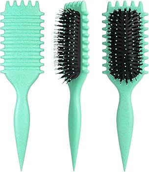 Escova de cabelo encaracolado de nylon premium para modelar e definir cachos com facilidade, perf... | Amazon (BR)