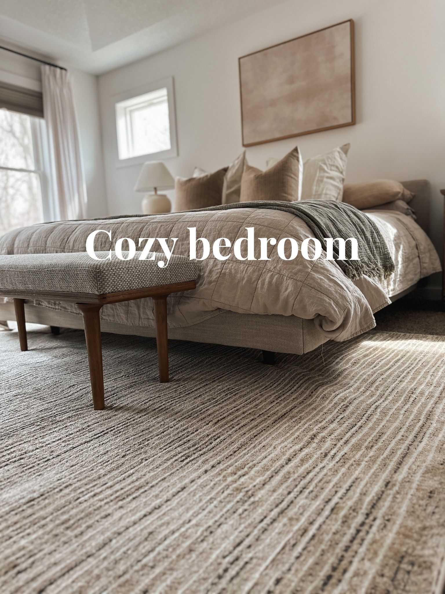 Cozy neutral bedroom inspo! Soft, neutral colors perfect for a spring refresh! 

#LTKStyleTip #LTKSeasonal #LTKHome