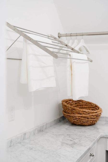 Laundry Room Hanging System Wall Mounted Drying Rack 

#LTKhome