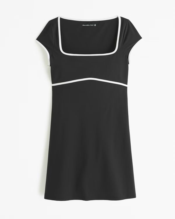 Women's Short-Sleeve Traveler Mini Dress | Women's Clearance | Abercrombie.com | Abercrombie & Fitch (US)