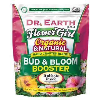 DR. EARTH 4 lbs. Organic Flower Girl Bud and Bloom Fertilizer-100518430 - The Home Depot | The Home Depot
