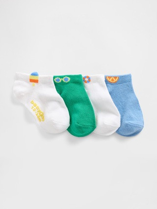 babyGap No-Show Socks (4-Pack) | Gap Factory