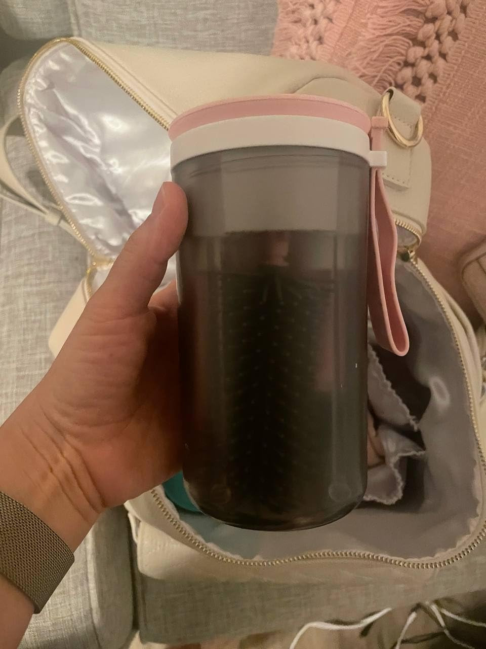 Travel Baby Bottle Brush Set with Portable Silicone Bottle Brush, Nipple Cleaner Brush, Straw Bru... | Amazon (US)