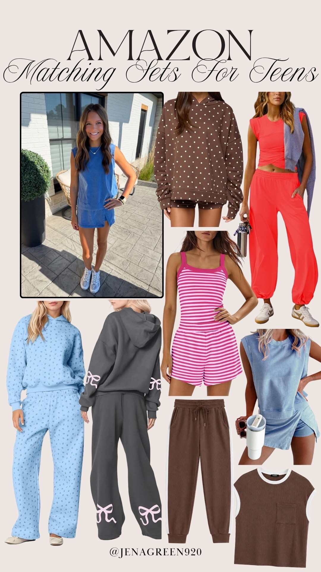 Amazon Matching Sets | Back To School | Teen Style | Matching Sweat Set

#LTKSeasonal #LTKootd