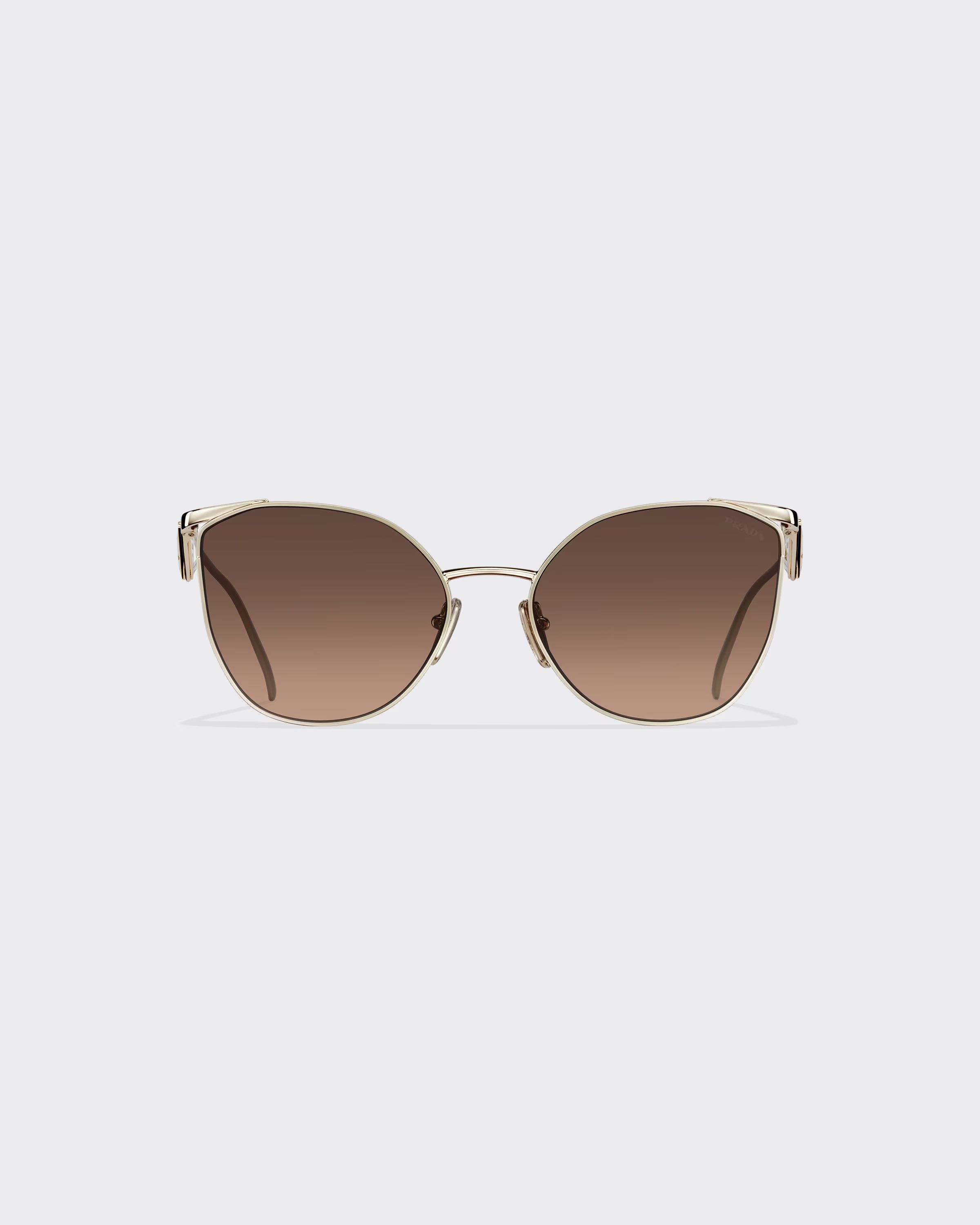 Sunglasses with triangle logo | Prada US
