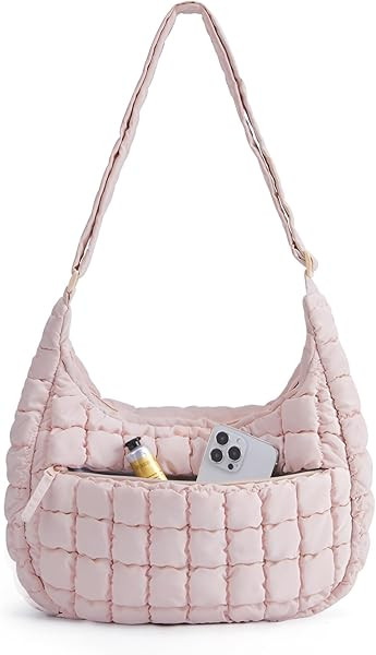 BAGSMART Quilted Crossbody Bag for Women, Lightweight Puffer Purse for Travel, Daily Use & Work | Amazon (US)
