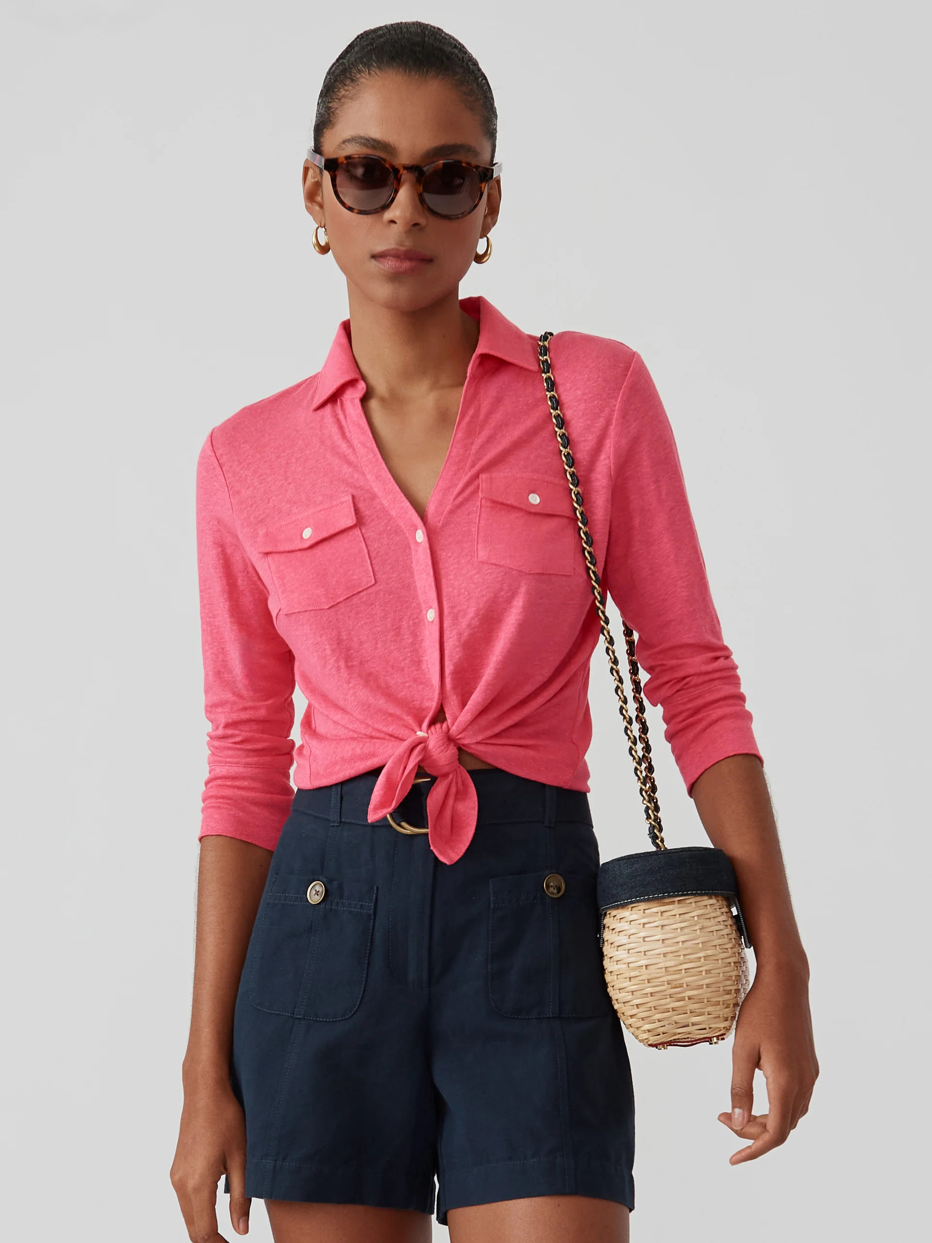 Brynn Linen Shirt | J.McLaughlin