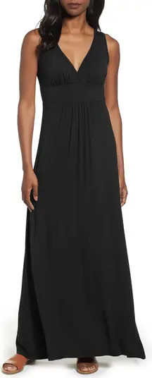 V-Neck Jersey Maxi Dress | Nordstrom