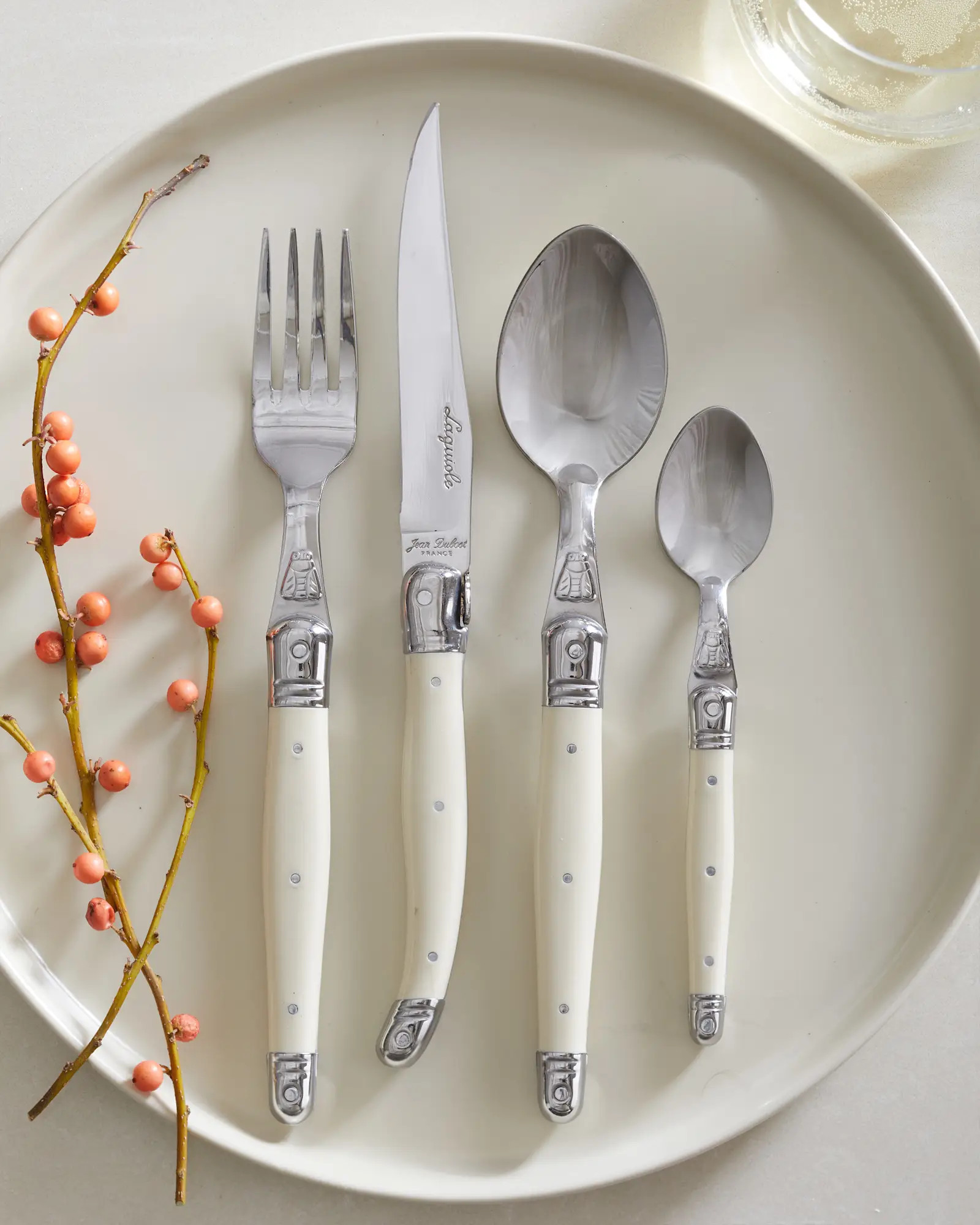Jean Dubost Laguiole 24 Piece Flatware Set | Quince