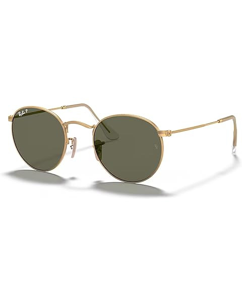 Ray-Ban RB3447 Round Metal Sunglasses | Amazon (US)