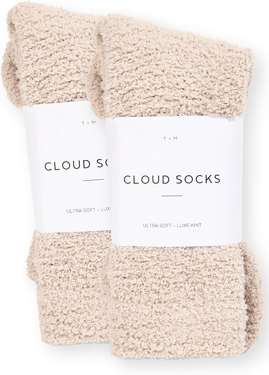 Unboxme Gifts Warm & Cozy Ultra-Luxe Cloud Sock for Women & Men - Super Soft Luxurious Fabric Sle... | Amazon (US)