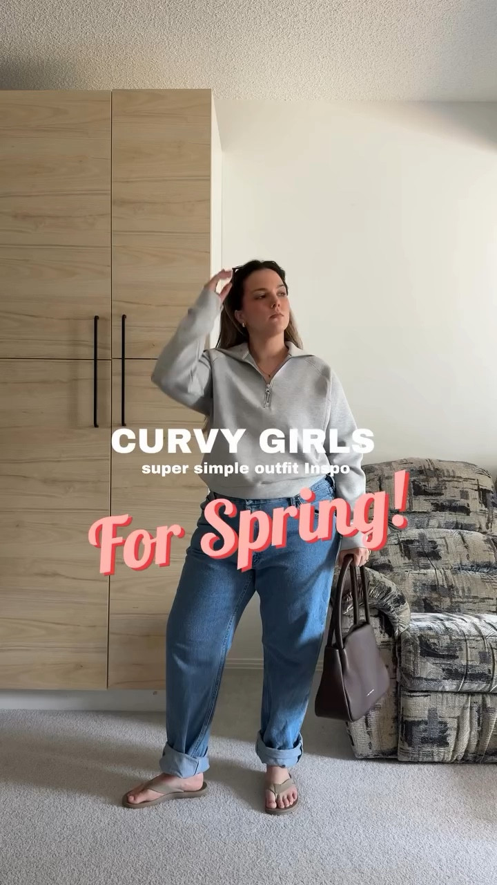 Curvy girls! Here is some super simple outfit inspo for spring 💛🌷✨

#midsize #size10 #size12 #curvyfashion #pinterestinspo