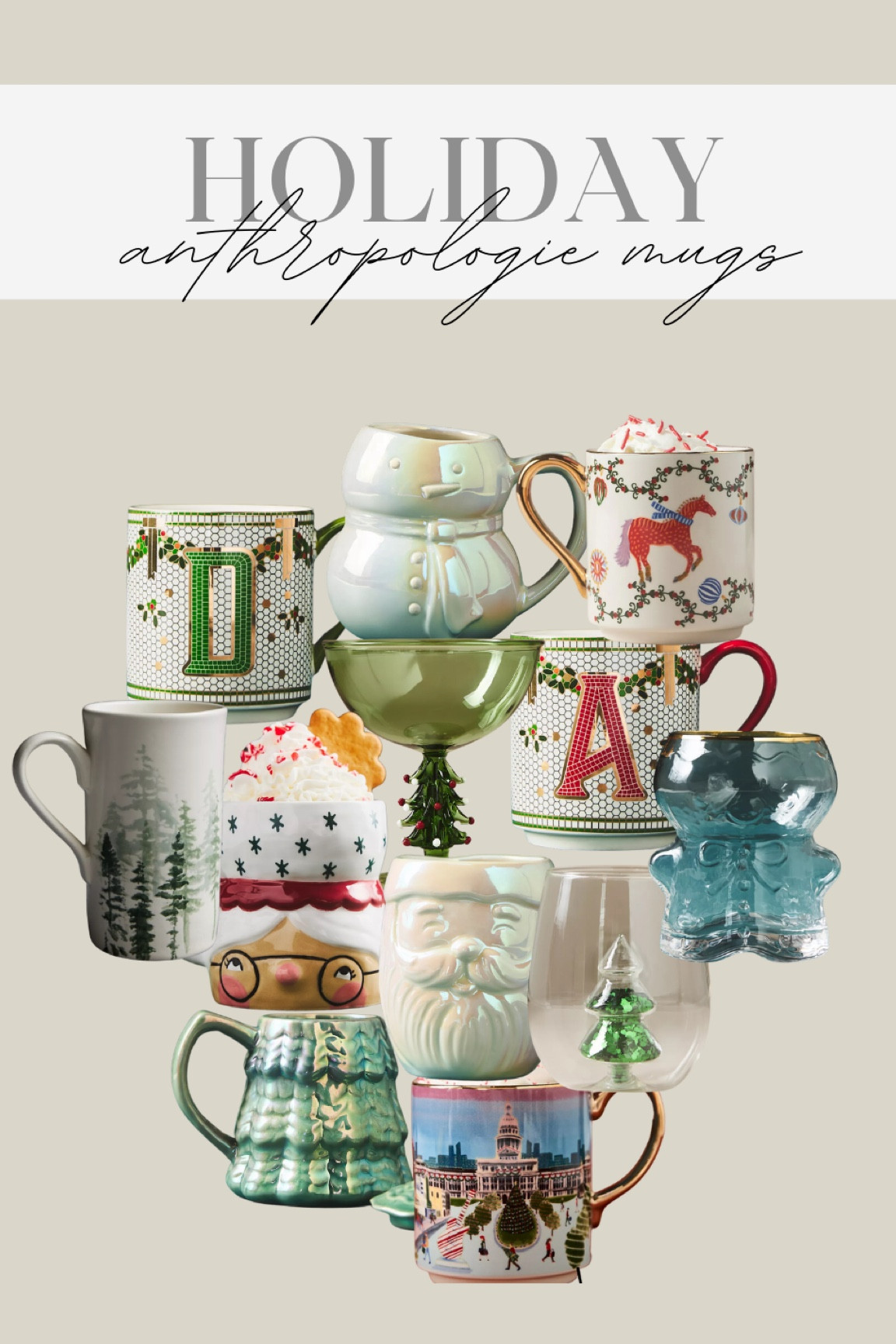 Anthropologie — holiday mugs under $20!🎄 the perfect gift idea for everyone! 

#anthropologie #anthroholiday #anthropologieholiday #mugs #coffeemugs #christmasmugs #seasonalmugs #christmascoffeemugs #giftideas #giftideaforeveryone #mugsunder20 #giftideaunder30 #holidaymugs 

#LTKFindsUnder50 #LTKSeasonal #LTKHoliday