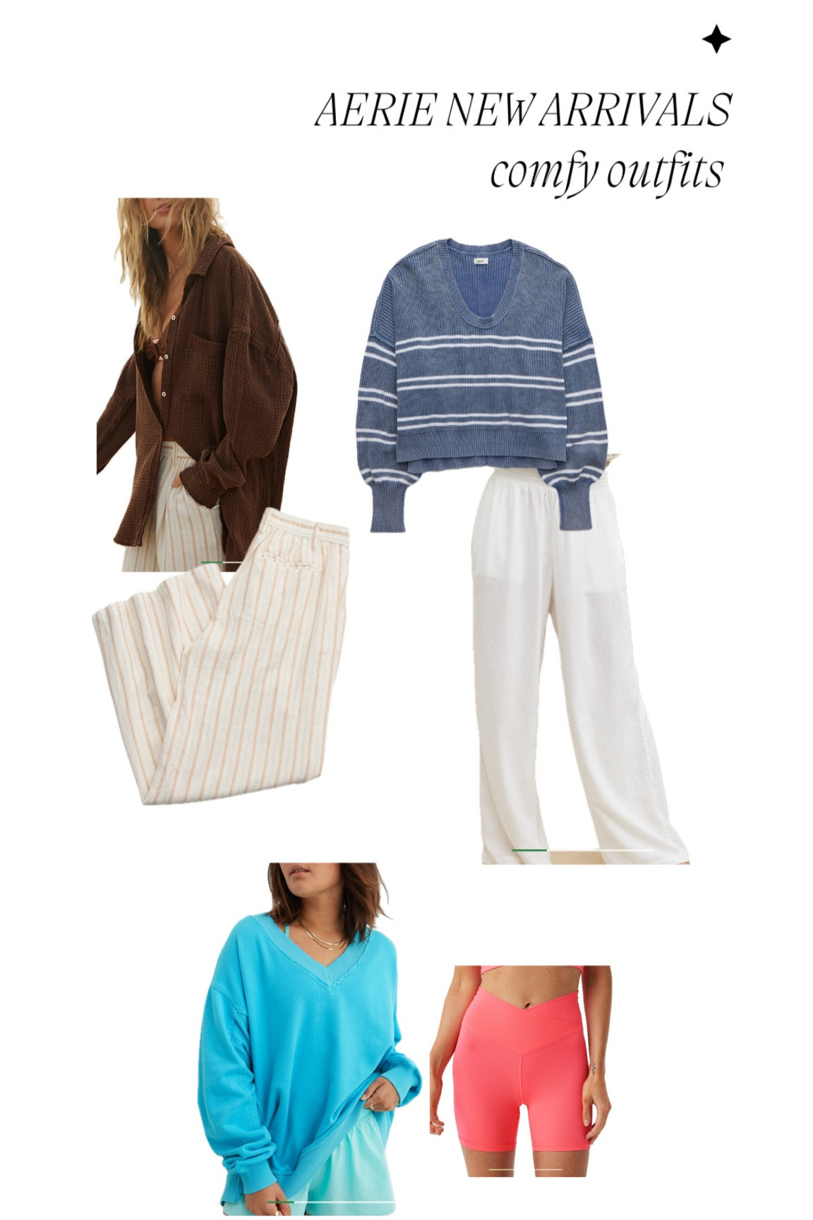 aerie new arrivals currently on sale 

comfy spring outfit ideas 

#LTKstyletip #LTKfindsunder50 #LTKfindsunder100