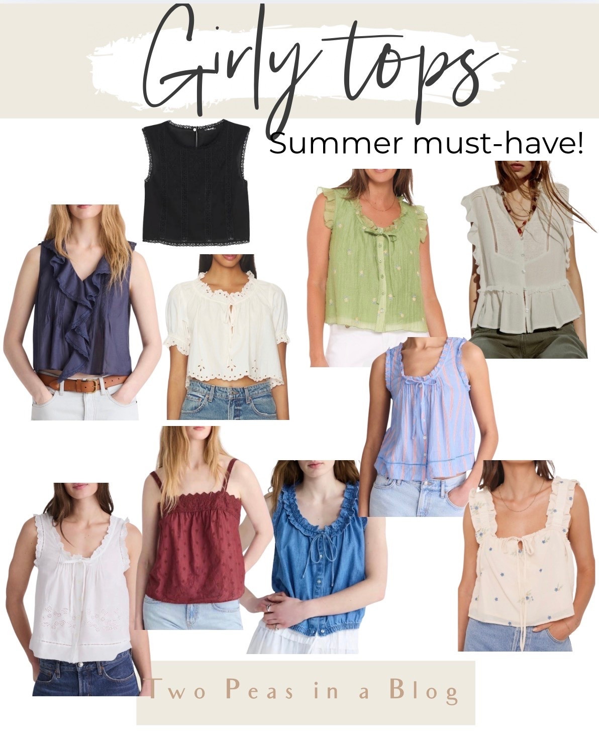 Bring on the pretty detail tops! 
Some of our recent favs here.

#LTKSeasonal #LTKOver40