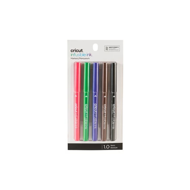 Cricut® Infusible Ink™ Markers 1.0, Basics (5 ct), Medium Point | Walmart (US)