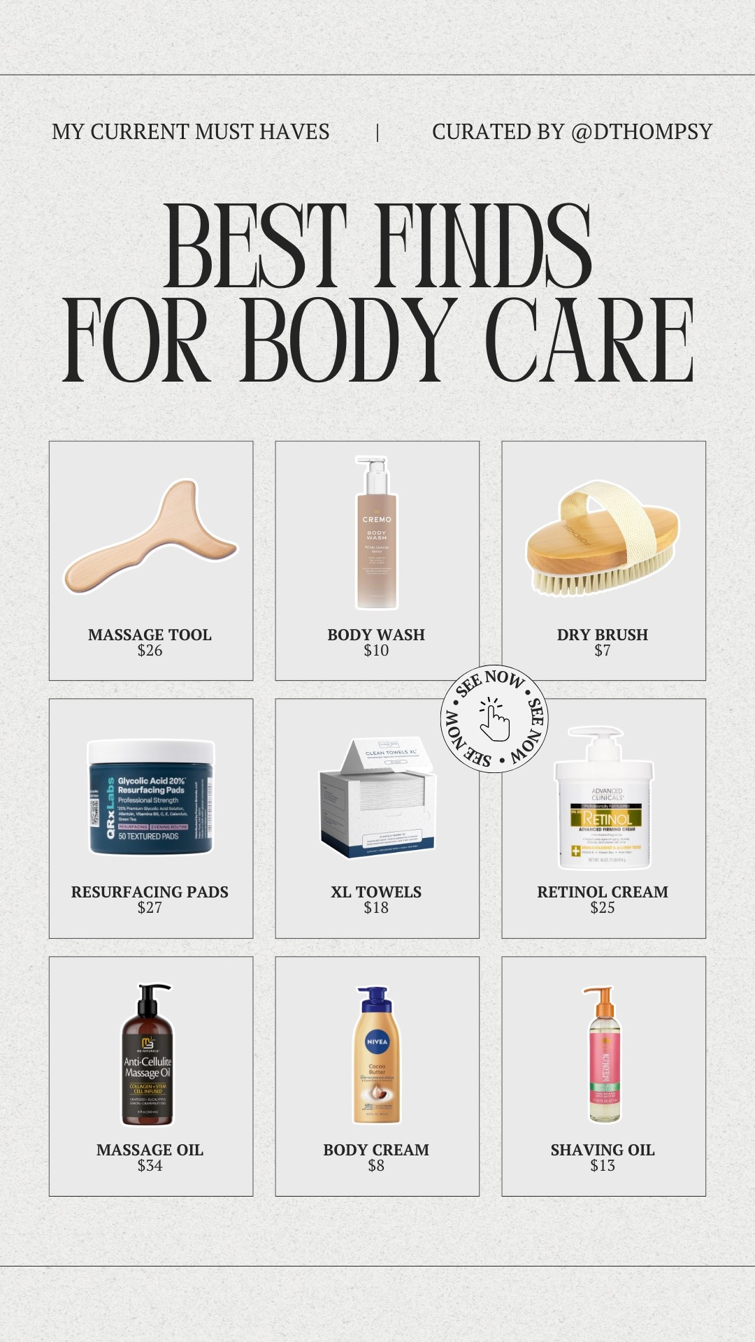 my current favorite products to use for body care (all from amazon & under $50)

#LTKFindsUnder50 #LTKBeauty